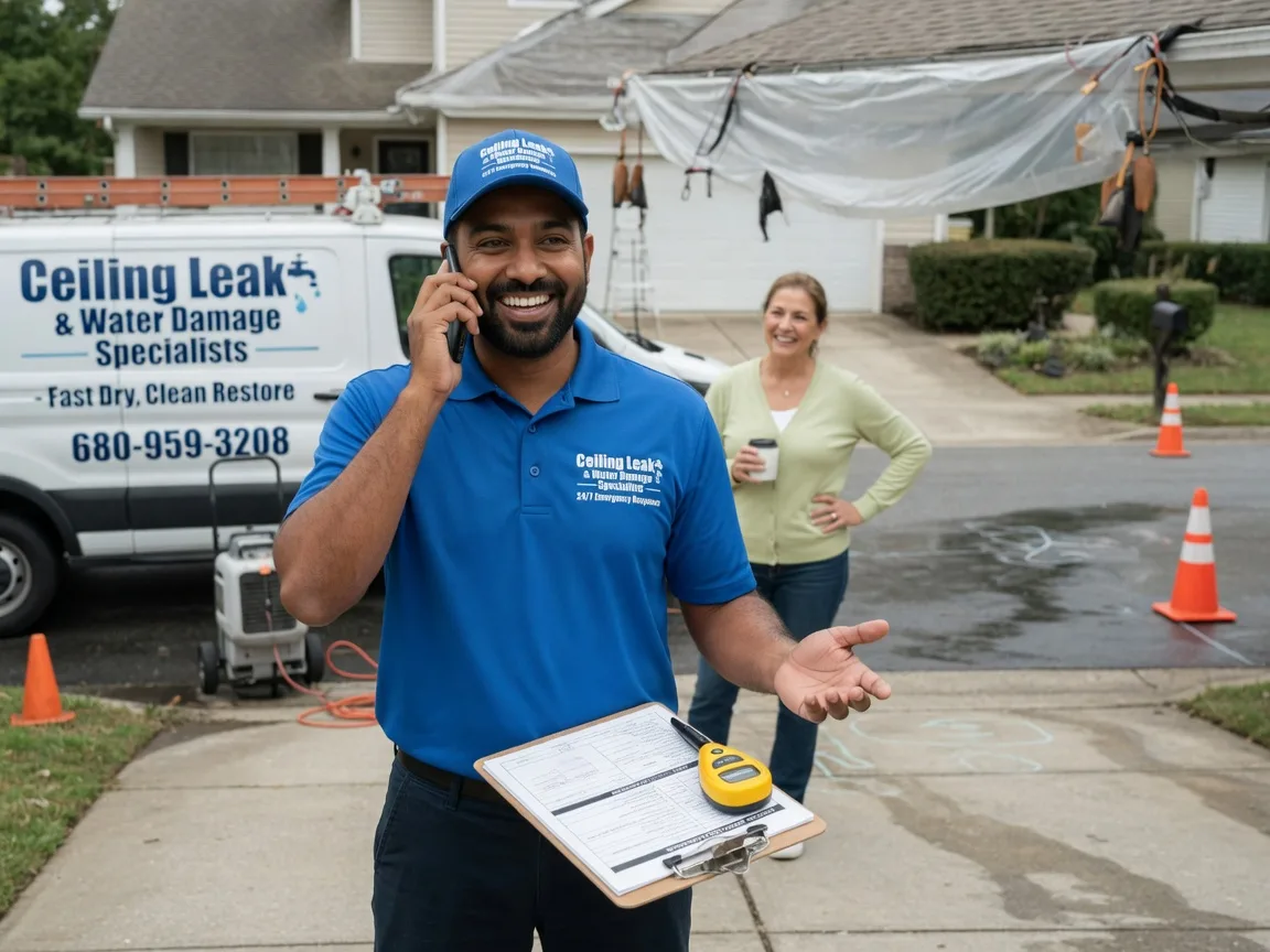 Ceiling Leak Cleanup West Middletown, PA FAQs